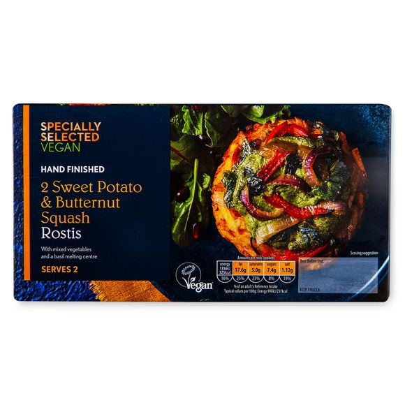 Specially Selected Sweet Potato & Butternut Squash Rostis 300g/2 Pack